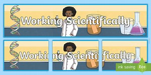 Working Scientifically Display Banner
