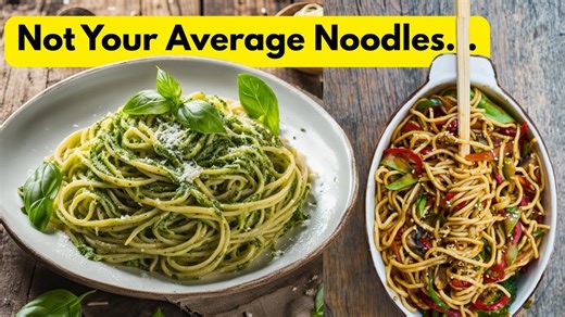 Elevate your dinner with amazing vegan pasta and noodle creations