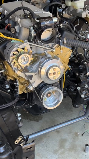 Supercharged SBC!!!??? But first I need to install ProCharger’s modular accessory drive set up! This is my V8 swapped 1987 Chevy S10, and I’m eventually planning on putting a supercharger on here, so I need to install this accessory drive which will make it super easy to install in the future! #fabrication #supercharged #sbc #smallblock #smallblockchevy #chevy #chevrolet #s10 #mintruck #hotrod #prostreet #engine #motor #carguy #cargirl #fyp | Chevrolet Engine Swaps