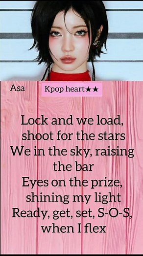 Babymonster Moon Asa & Ruka Rap Parts Lyrics #lyricsshorts #babymonster