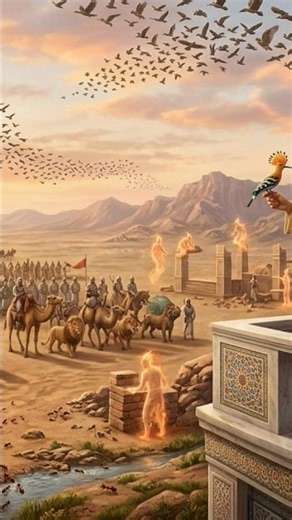 Une simple fourmi a sauvé toute sa colonie face à l’armée du Prophète Sulayman (AS)… 🐜