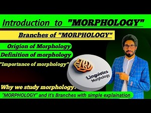 Morphology | definition | origin |branches | importance