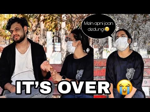 IT’S OVER 💔 Breakup Prank On Girlfriend Gone Emotional 😭 | She Started Crying | AkashPrankTV
