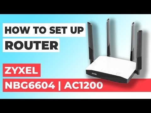 ✅ How to Setup Zyxel NBG6604 | How to Set Up ZYXEL AC1200 NBG6604 WiFi Router