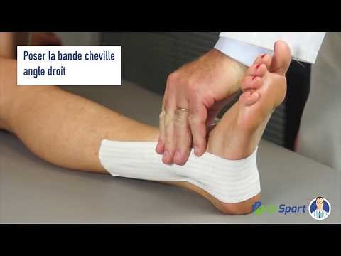 Comment strapper une cheville suite à une entorse externe ? | Reprise du sport | Dr Sport