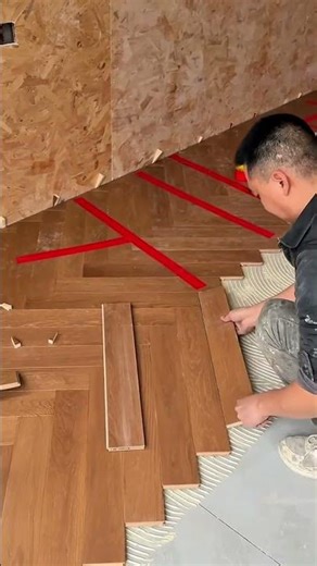 Here are the quick steps to install a wooden floor plate on a plain lab surface quickly #woodworking