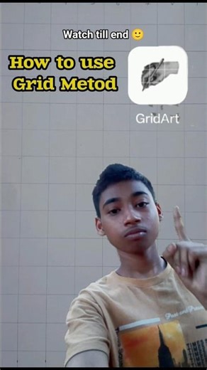 how to use grid method for drawing 😅