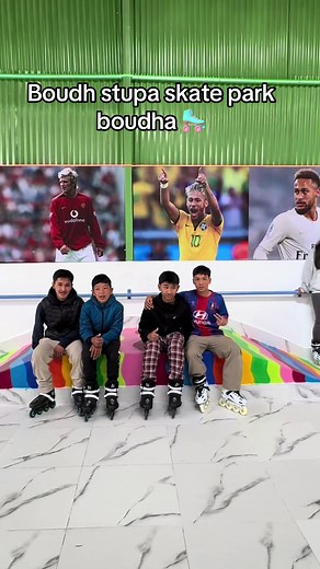 Boudha stupa skate park on TikTok