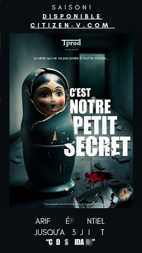 📣 C'EST NOTRE PETIT SECRET - Saison 1 🎁 Un tarif solidaire à 20 € jusqu'au 31 juillet #cnps