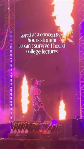 Why concerts are easier than lectures 🥲