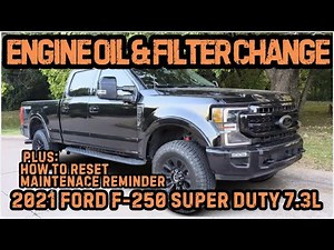 Detailed Engine Oil & Filter Change | FORD F 250 Super Duty 7.3 Gas | Easy DIY | Save Money