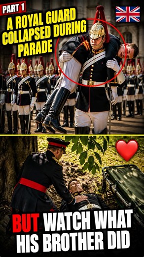 A Royal Guard Collapsed During Parade... But Watch What His Brother Did Part 1 🇬🇧❤️