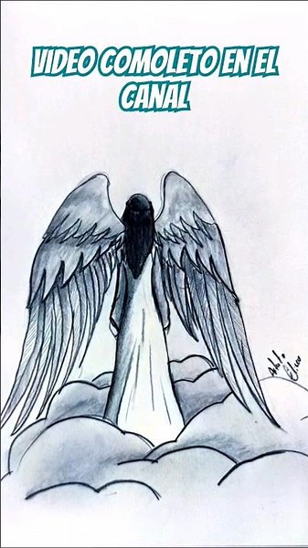 cómo dibujar un angel realista a lápiz #shortsvideo #dibujando #jesus #lordjesus #art #arte