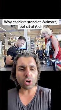 Why cashiers stand at Walmart, but sit at Aldi