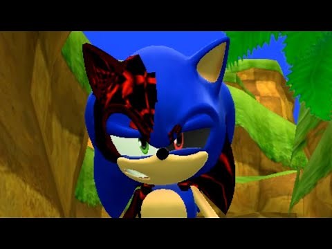 Corrupted Sonic in Sonic World DX