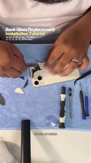 Apple Back Glass Replacement Tutorial