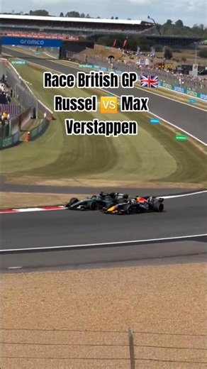 Max verstappen 🆚️ George Russel overtake | Race F1 British Grand Prix 2026