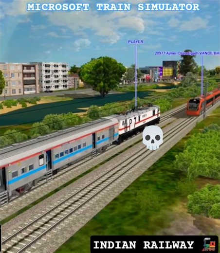 MICROSOFT TRAIN SIMULATOR GAMEPLAY SHORTS || MSTS #shorts #train #msts #piyushgaming26