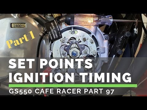 Set Ignition Points Timing Part 1 - GS550 Build (Part 97)