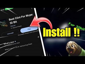 Finally The Best Client Arrived For 32bit On Minecraft PE !! 🥹