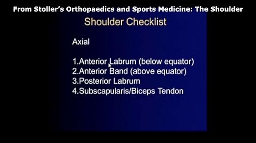 Stoller Shoulder Lecture