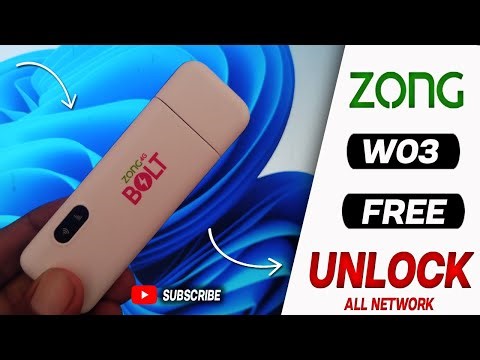 Zong Wingle W03 Unlock | Zong Wingle W03 Unlock All Network Sim | Zong Wingle Unlock By Tech Tube