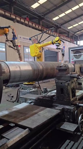 ZF Laser cladding(Ked Mao) on Instagram: "Customer Sharing｜Dual Laser Cladding Systems Two laser cladding systems. Running at the same time. Finishing customer parts efficiently. ✔ Stable operation ✔ Consistent quality ✔ High production efficiency 📹 Real customer workshop video. Hashtags #LaserCladding #CustomerCase #DualMachine #Manufacturing #Industry SurfaceTreatment"