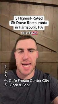 Restaurant Ranking - 5 Highest-Rated Sit Down Restaurantsin Harrisburg, PA#restaurant #harrisburgpa
