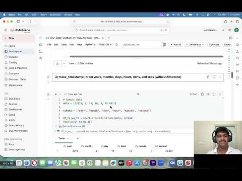 272. Date Functions in PySpark | make_timestamp() | #pyspark PART 272