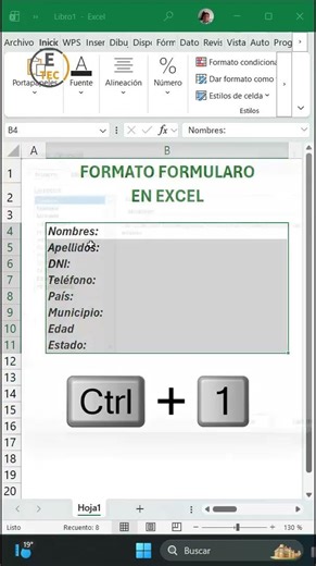 Learn how to create lines for your forms in Excel. #office #word #excel