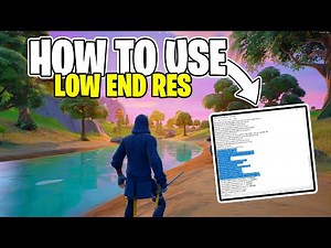 How to use Low End Resolution on fortnite