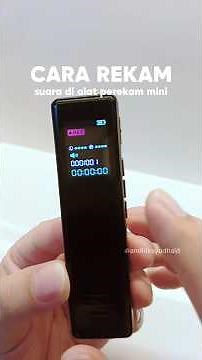 How to record sound with a digital voice recorder