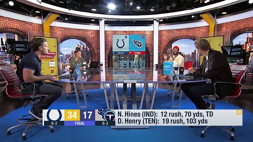 After their win on #TNF, the Indianapolis Colts moved into 1st place in the AFC South. What was most impressive about their victory? 📺: GMFB | NFL Network