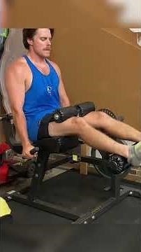 Seated Hamstring Curls Hoist Machine Garage Gym Hypertrophy Workout Gym Equipment Gains