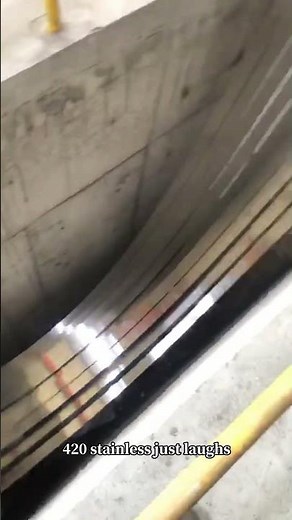 Why 420 Stainless Doesn’t Rust Easily#stainlesssteel #420steel #steelstrip