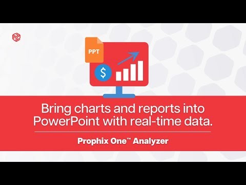 Integrate real-time data into your PowerPoint presentations | Prophix One™ Analyzer