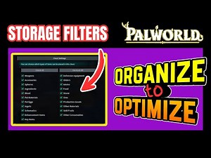 Palworld Storage Filter System EXPLAINED — What Goes Where (Full 2025 Guide)