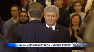 How Stephen Harper restricts media access at events