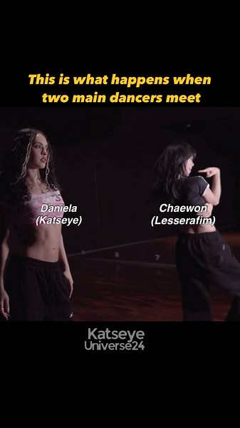 Daniela and Chaewon in sync hits different 😭🔥