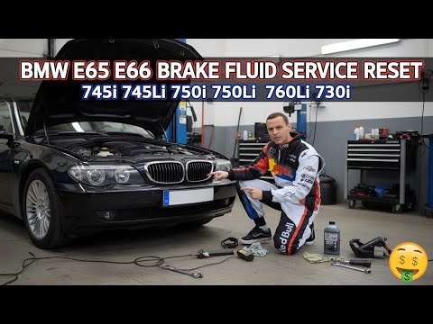 BMW E65 E66 Brake Fluid Service Reset - 745i 745Li 750i 750Li 760Li 730i