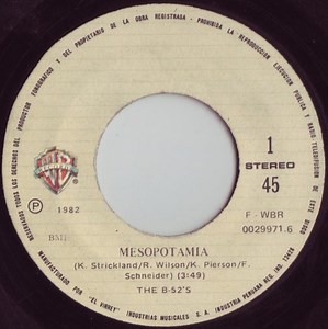 The B-52's - Mesopotamia