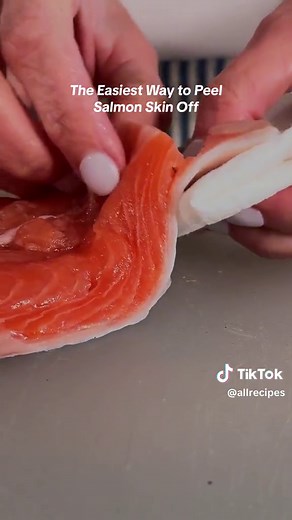 The Easiest Way to Peel Salmon Skin Off