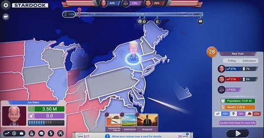 Political Machine 2024 video game by Plymouth-based company allows everyone to create own strategy