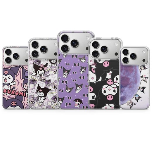 Kuromi Phone Case Designer Cover for iPhone 17, 16pro, 15, 14, 13, 12, Samsung S25, S24, S23, S22, A16, A56, A55, Pixel 10pro - Etsy