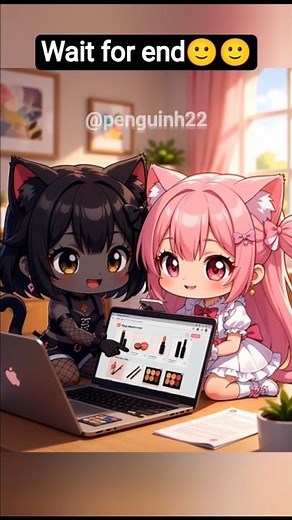 “Online Makeup Haul 💄 Gacha Club Best Friends Makeover!#alightmotion #animation #dandysworld #roblox