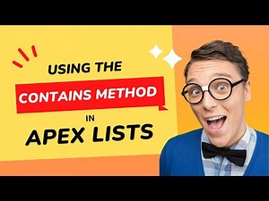 Using the Contains Method in Apex Lists || list.contains in apex