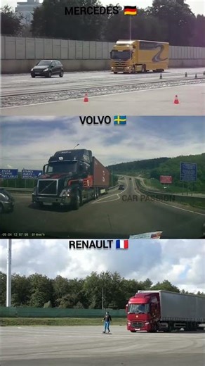 ماSmart AEB Showdown: Mercedes vs Volvo vs Renault | Real-World Truck Safety Test