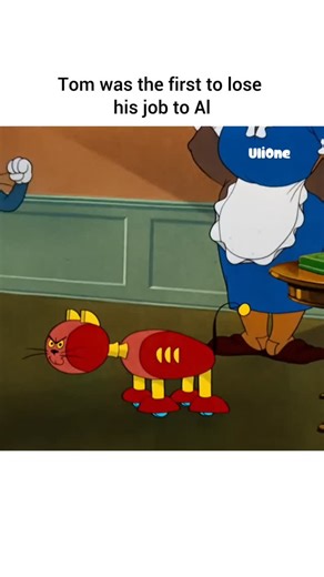 Auolsoa on Instagram: "🎬 Fun fact: The Tom and Jerry short Push-Button Kitty (1952) is remarkably ahead of its time. The plot, where Tom is replaced by a futuristic robotic mouse-catching machine named Mechano, humorously tackles themes of job displacement and anxiety over automation. This storyline from over 70 years ago serves as a fascinatingly early and prophetic parody of the very same conversations people are having today in 2025 about AI and robotics making jobs obsolete. Follow @uli0ne 