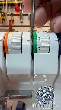 Thread Jams Every Stitch? Serger Tension Tips! #sewingmachinerepair #sewing #sewingtools