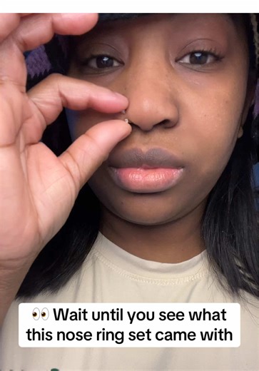 Easy Installation Horseshoe Nose Ring Set with Tool